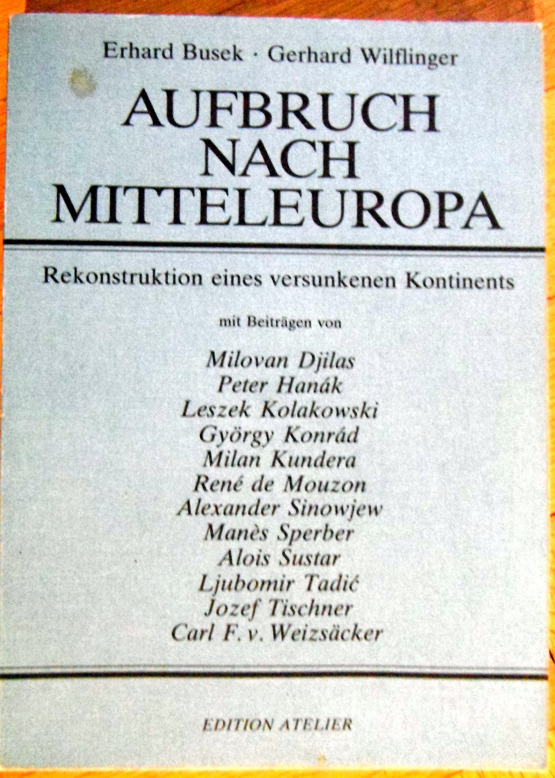 Aufbruch nach Mitteleuropa : Rekonstruktion e. versunkenen Kontinents. Books