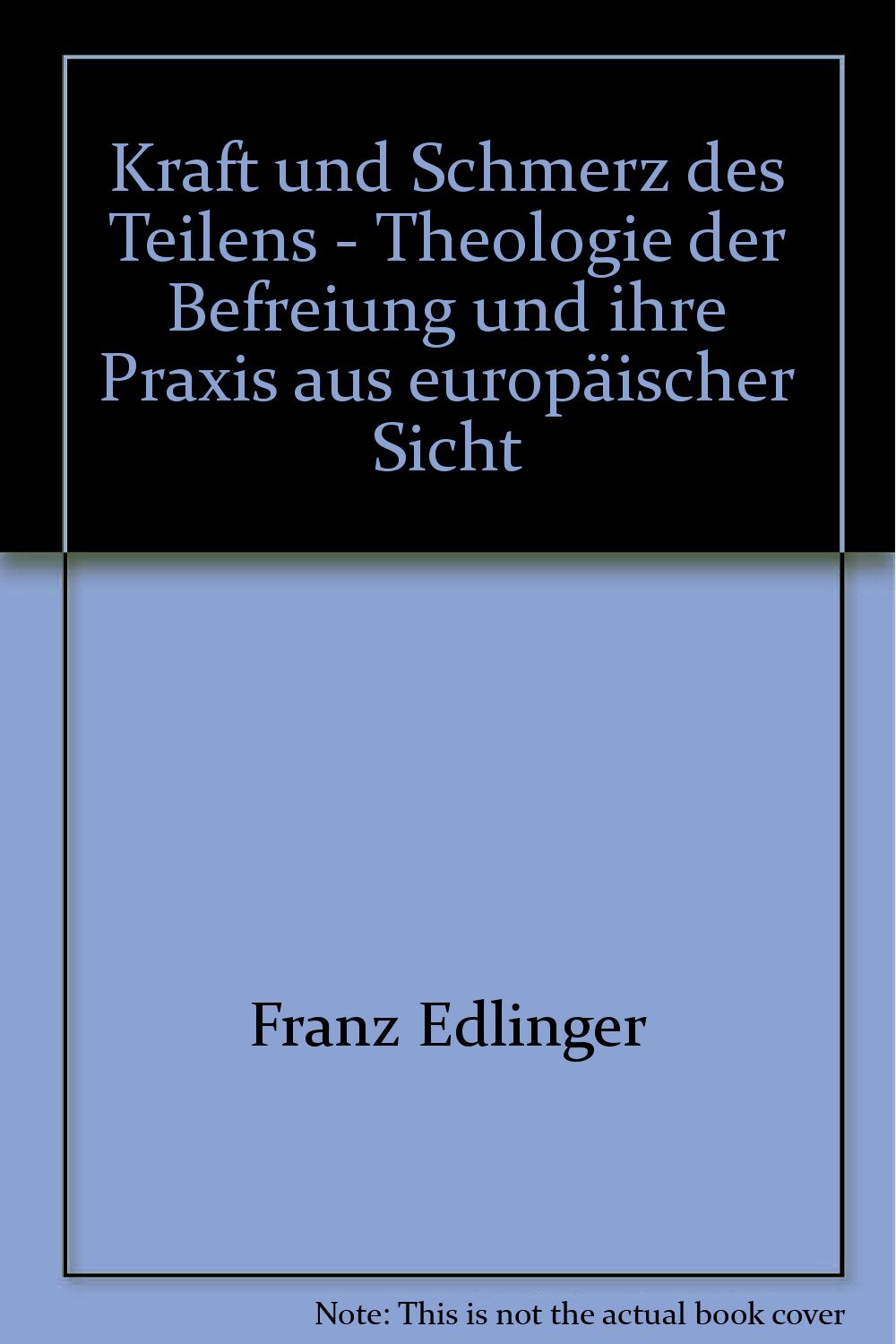 Kraft und Schmerz des Teilens: Theologie der Befreiung und ihre Praxis aus europäischer Sicht Books