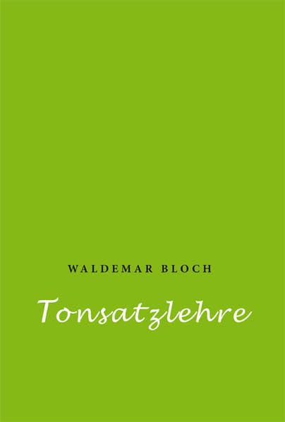 Tonsatzlehre Sheet Music