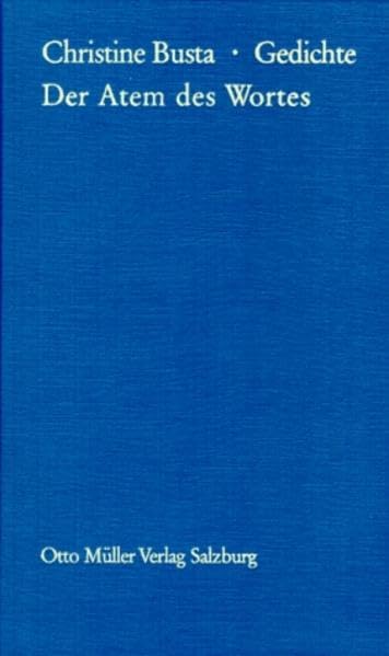 Der Atem des Wortes: Aus dem Nachlass Poetry