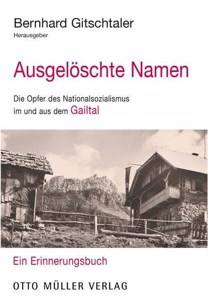 Ausgelöschte Namen: Die Opfer des Nationalsozialismus im und aus dem Gailtal Ein Erinnerungsbuch German history