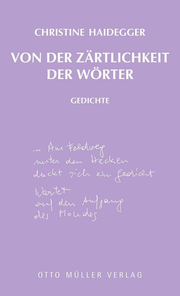 Von der Zärtlichkeit der Wörter book