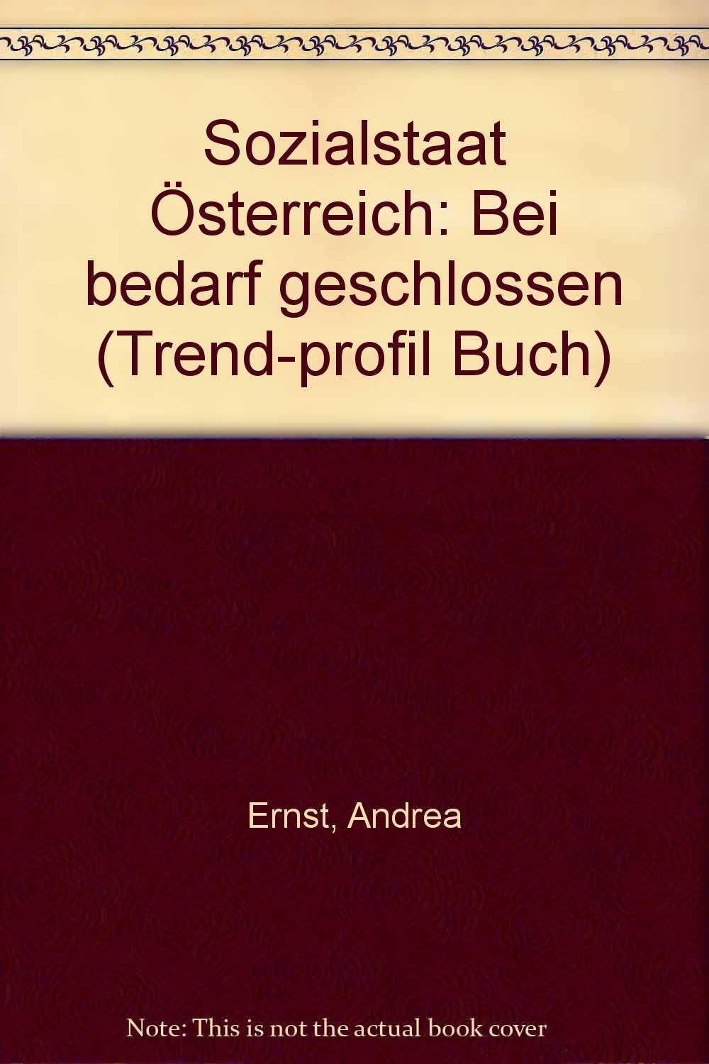 Sozialstaat Österreich, bei Bedarf geschlossen Books