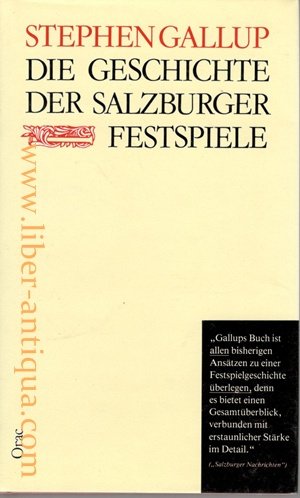 Die Geschichte der Salzburger Festspiele Books