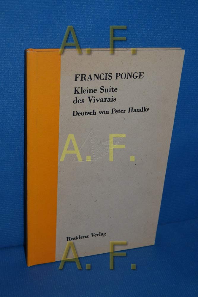 Kleine Suite des Vivarais: Dtsch.-Französ. (Liber: Libertas) Books