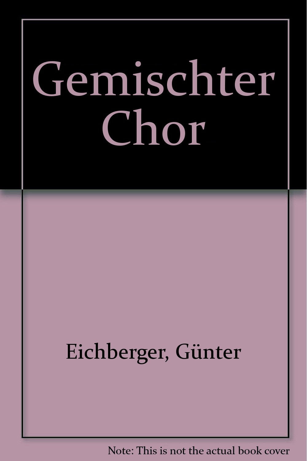 Gemischter Chor Books