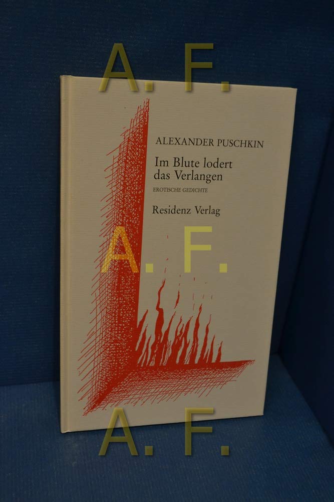 Im Blute lodert das Verlangen Poetry