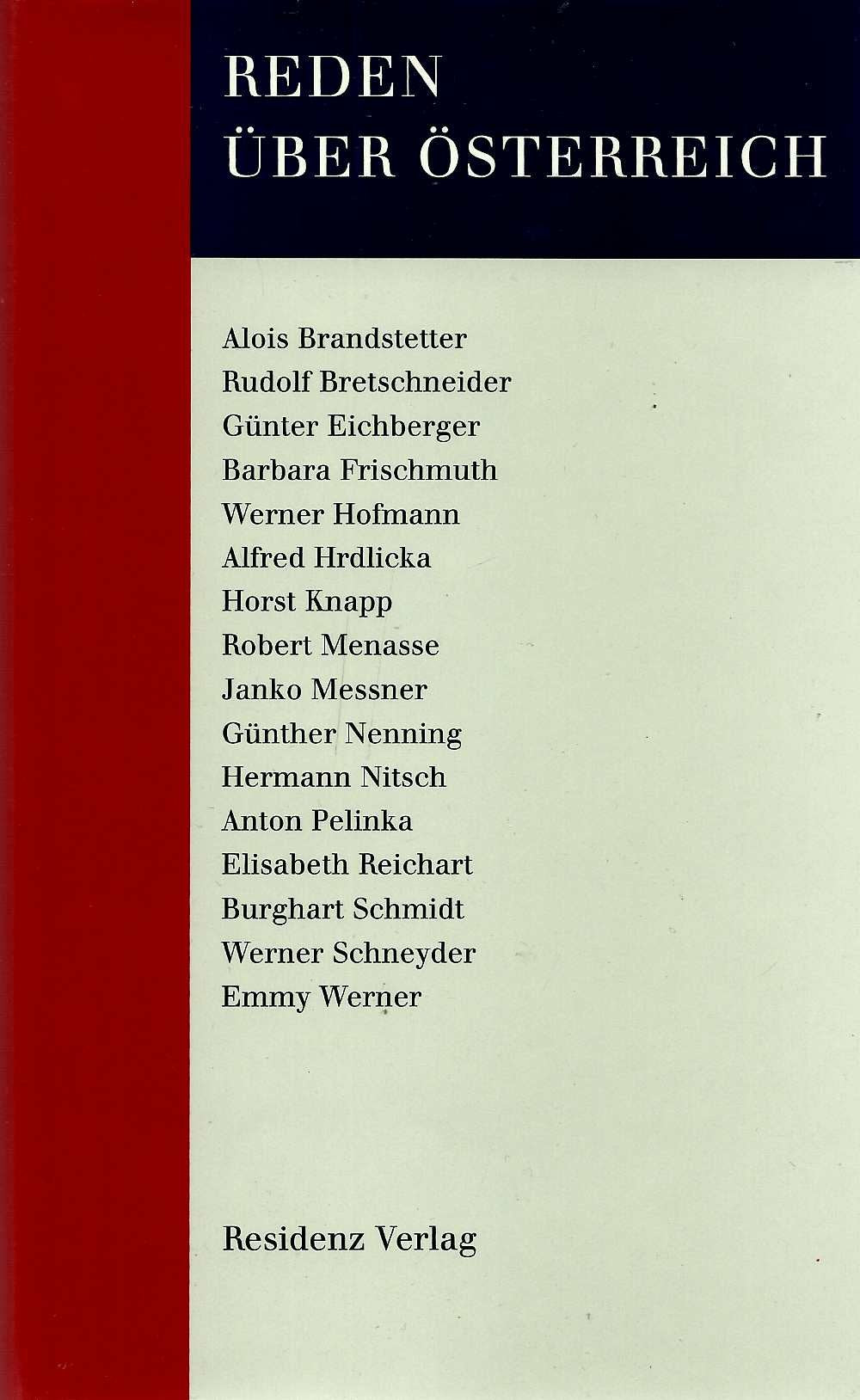 Reden über Österreich Professional & Reference Books
