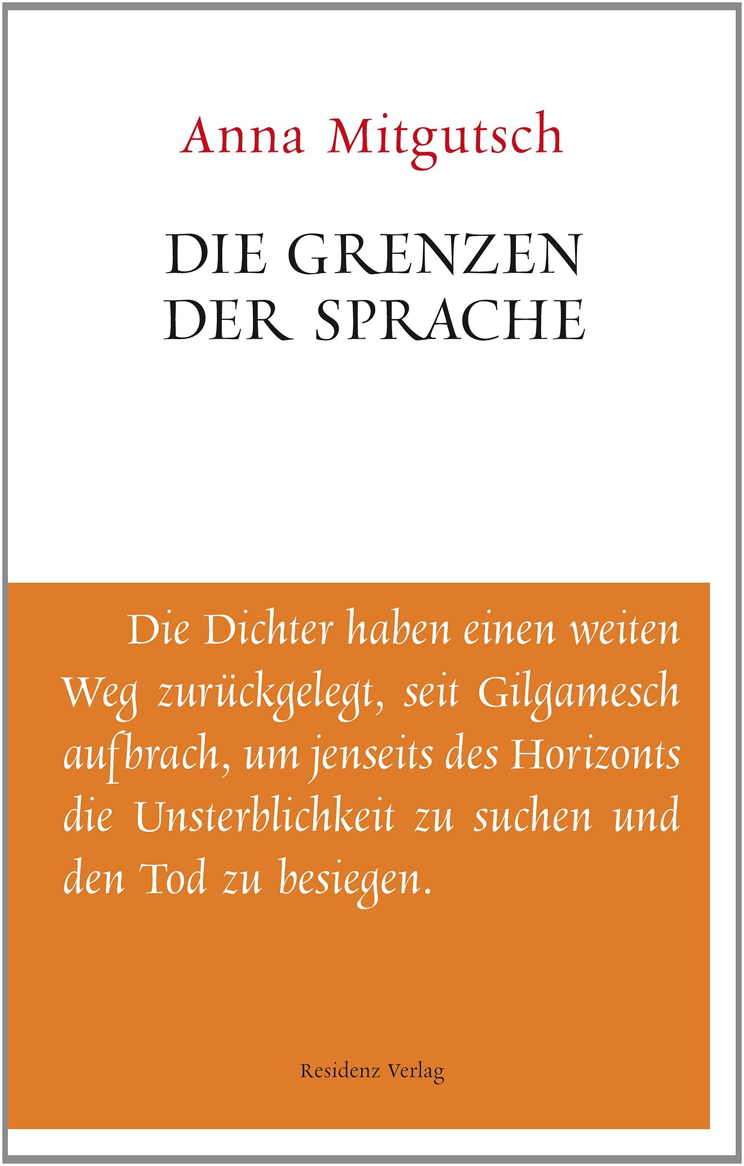 Product Image: Die Grenzen der Sprache
