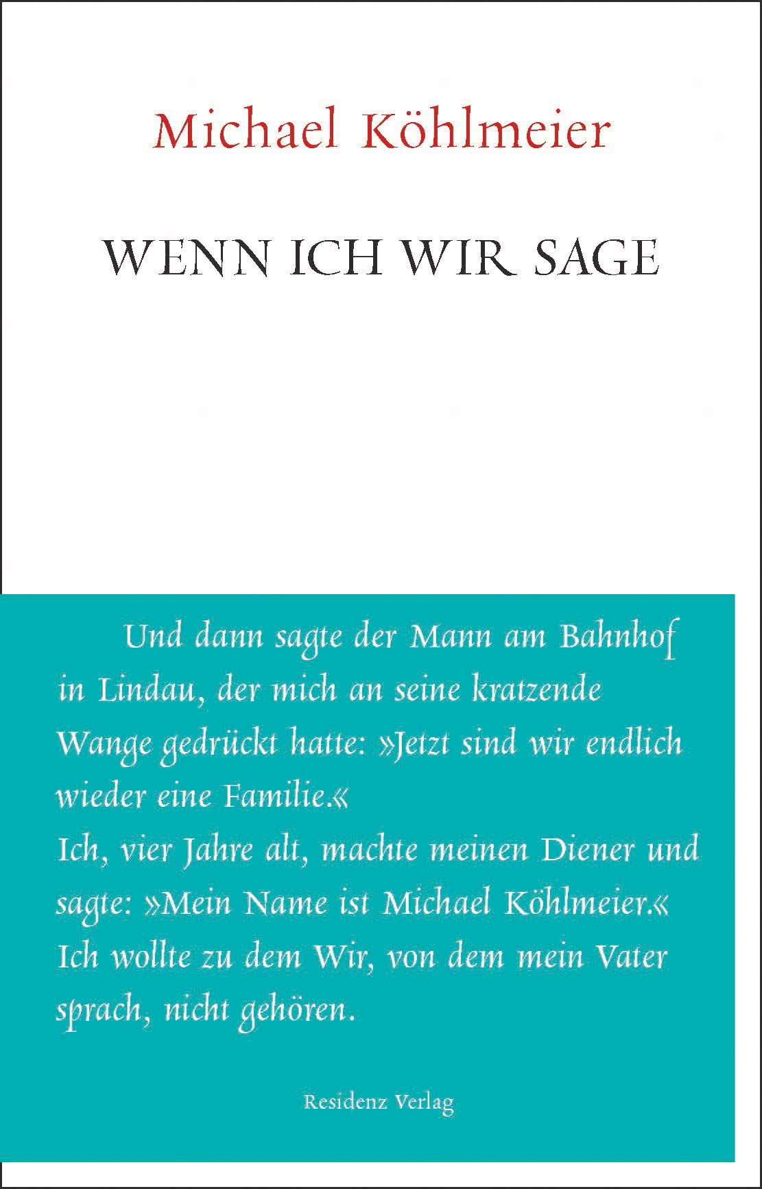 Wenn ich wir sage Essays & Short Stories