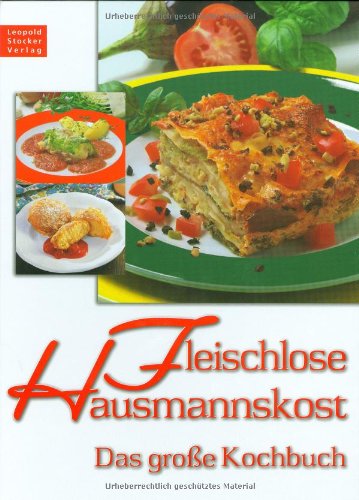 Product Image: Fleischlose Hausmannskost: Das grosse Kochbuch: Das große Kochbuch