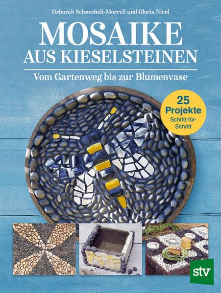 Mosaike aus Kieselsteinen: Vom Gartenweg bis zur Blumenvase Hobbies & Crafts