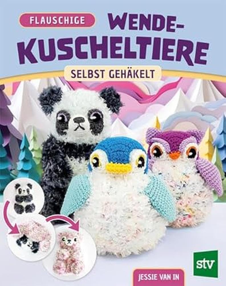 Flauschige Wende-Kuscheltiere Hobbies & Crafts