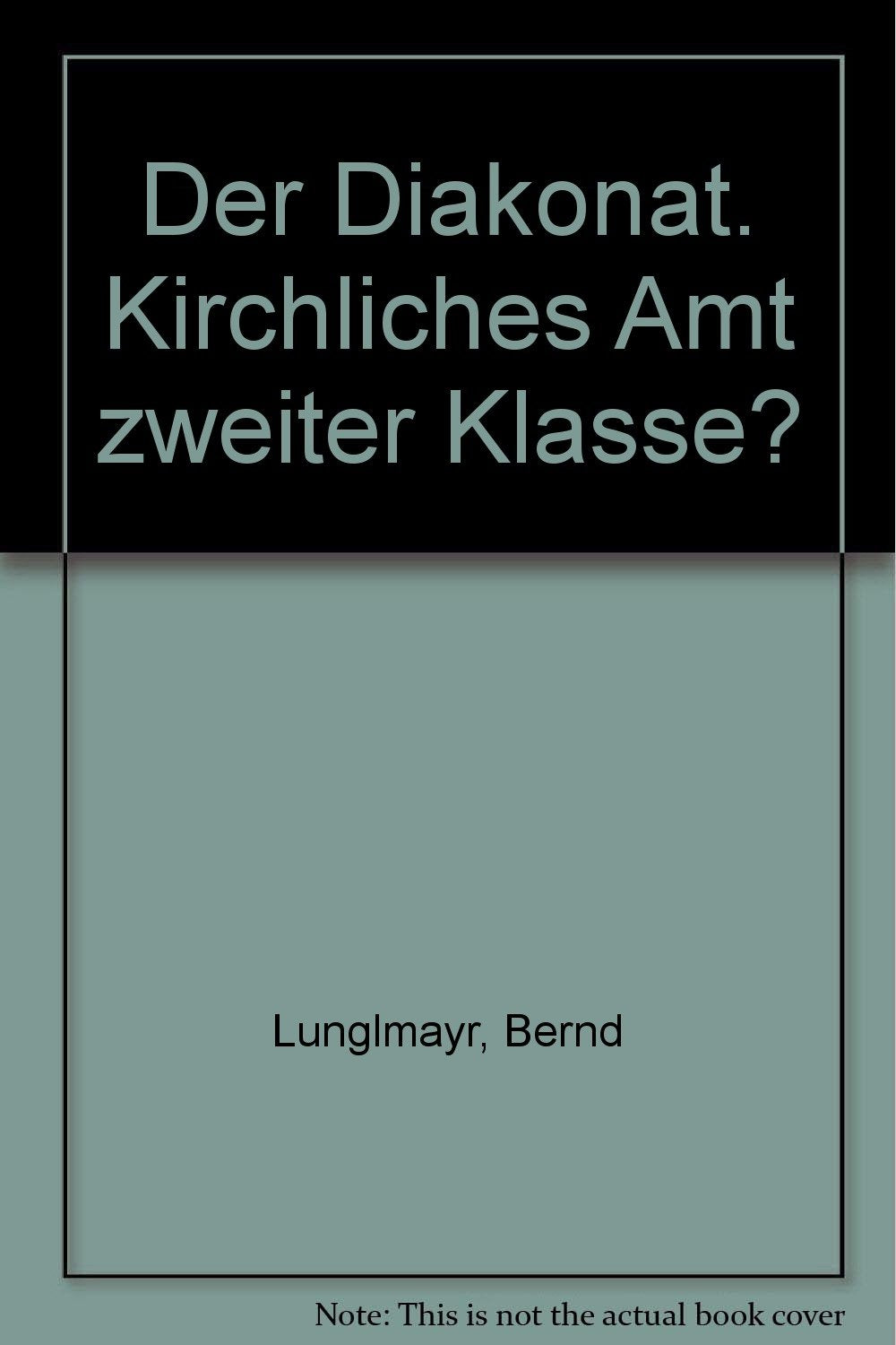 Der Diakonat. Kirchliches Amt zweiter Klasse? Books