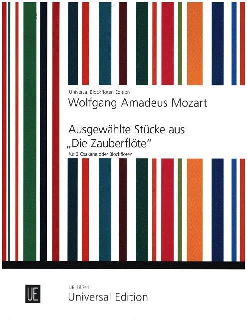 Ausgewählte Stücke aus "Die Zauberflöte" Sheet Music