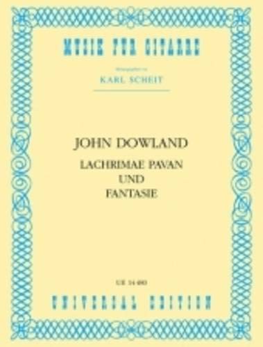Lachrimae Pavan und Fantasie: für Gitarre.: Gitarre. Partitur. Sheet Music