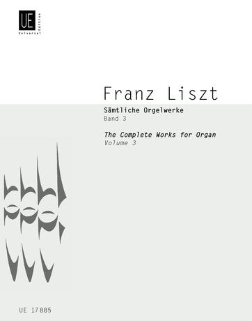 Sämtliche Orgelwerke Band 3: für Orgel.: Band 3. Orgel. Partitur. Sheet Music