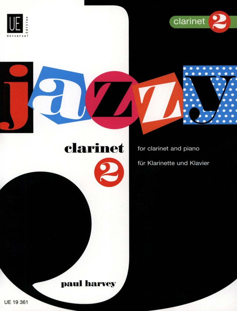 Jazzy Clarinet: Band 2. Klarinette und Klavier. Partitur. Sheet Music