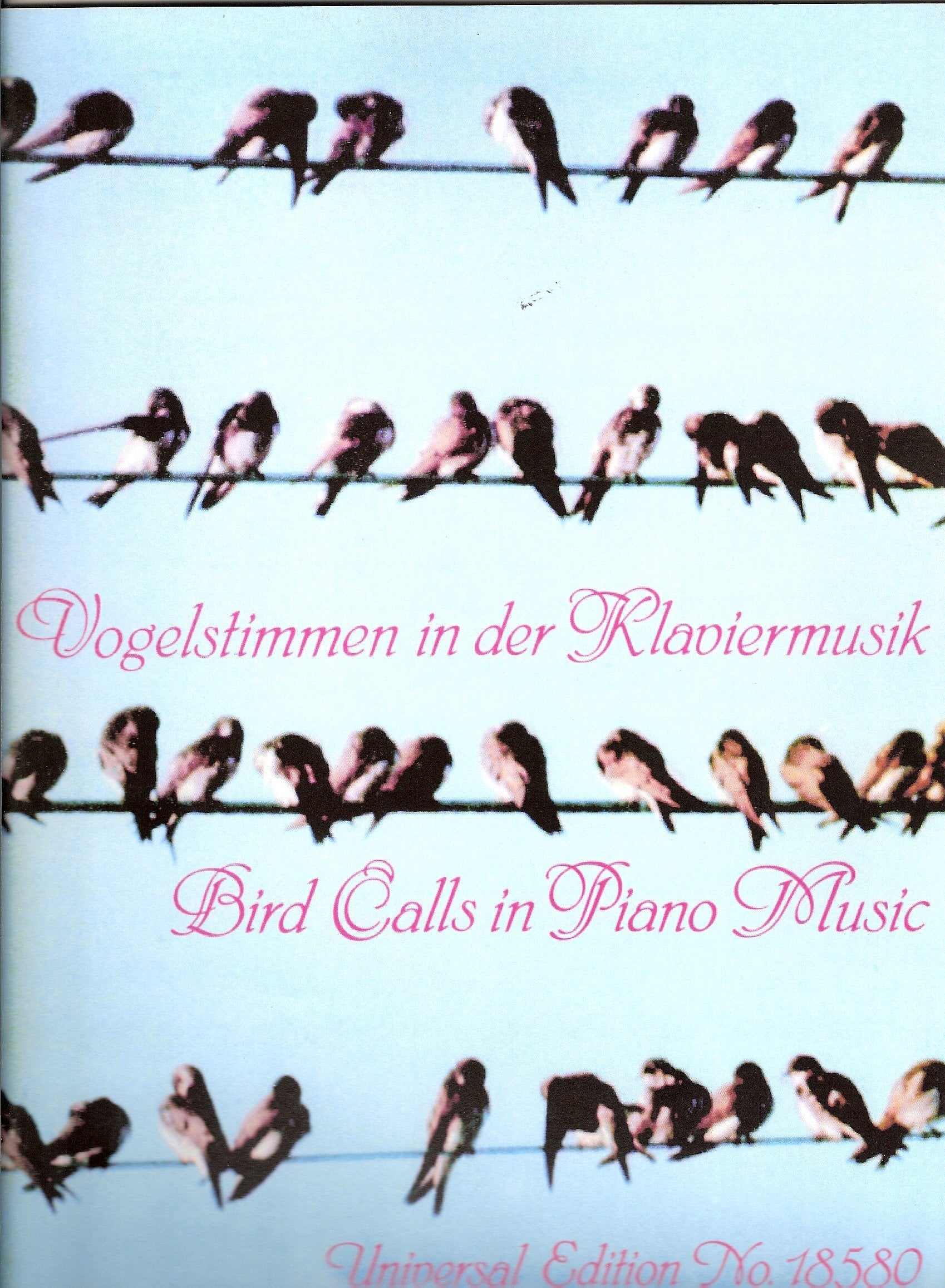 Vogelstimmen in Der Klaviermusik Books