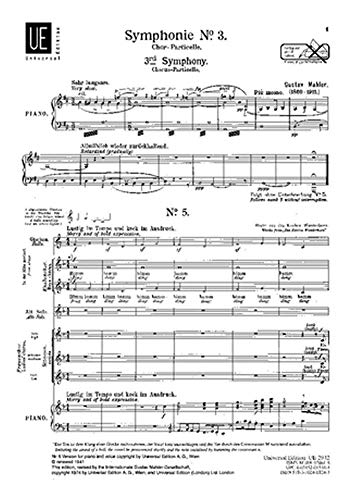 Symphonie Nr. 3 - Alto Solo, Female Choir, Childrens Choir and Orchestra - Buch Books