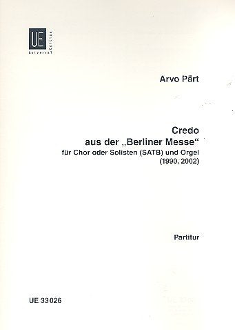 Product Image: Credo Aus Der Berliner Messe (Orgel)