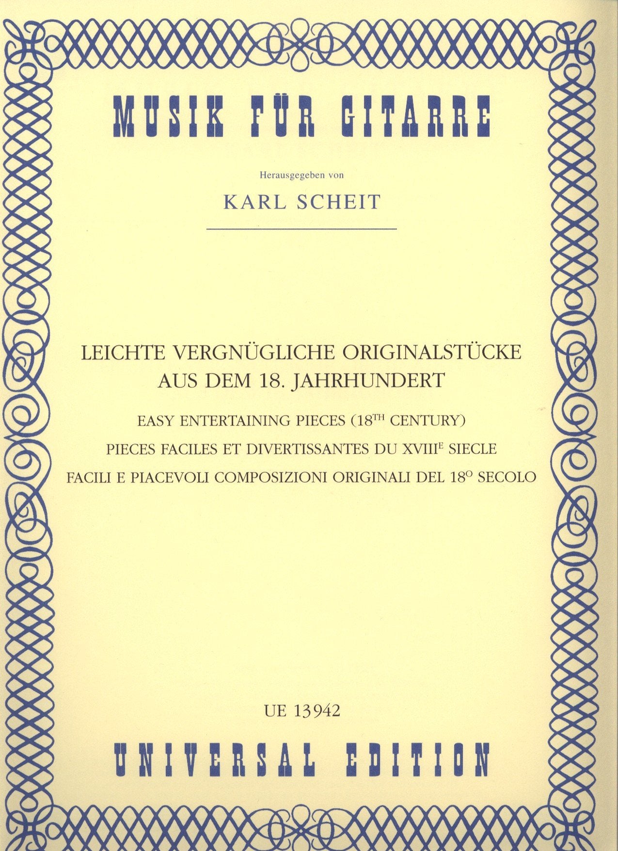 Leichte vergnügliche Originalstücke aus dem 18. Jahrhundert book