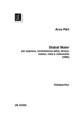 Stabat Mater: per soprano, contratenore (alto), tenore, violino, viola e violoncello Books
