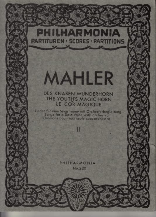 Des Knaben Wunderhorn Band 2: Orchesterlieder Sheet Music