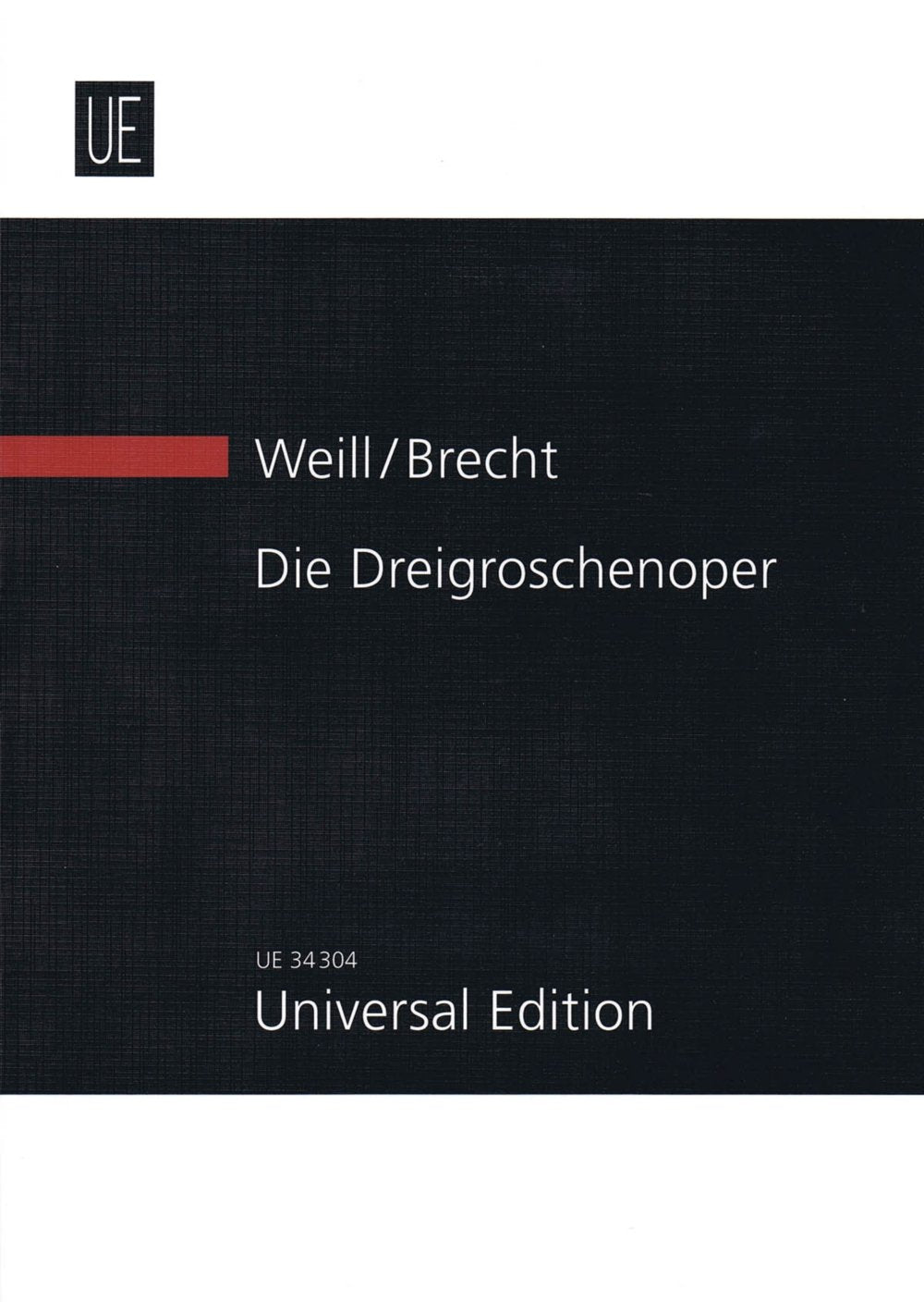 Product Image: Threepenny Opera: Study Score Based on the Critical Edition