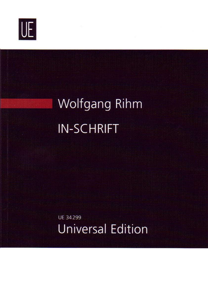 IN-SCHRIFT für Orchester Sheet Music