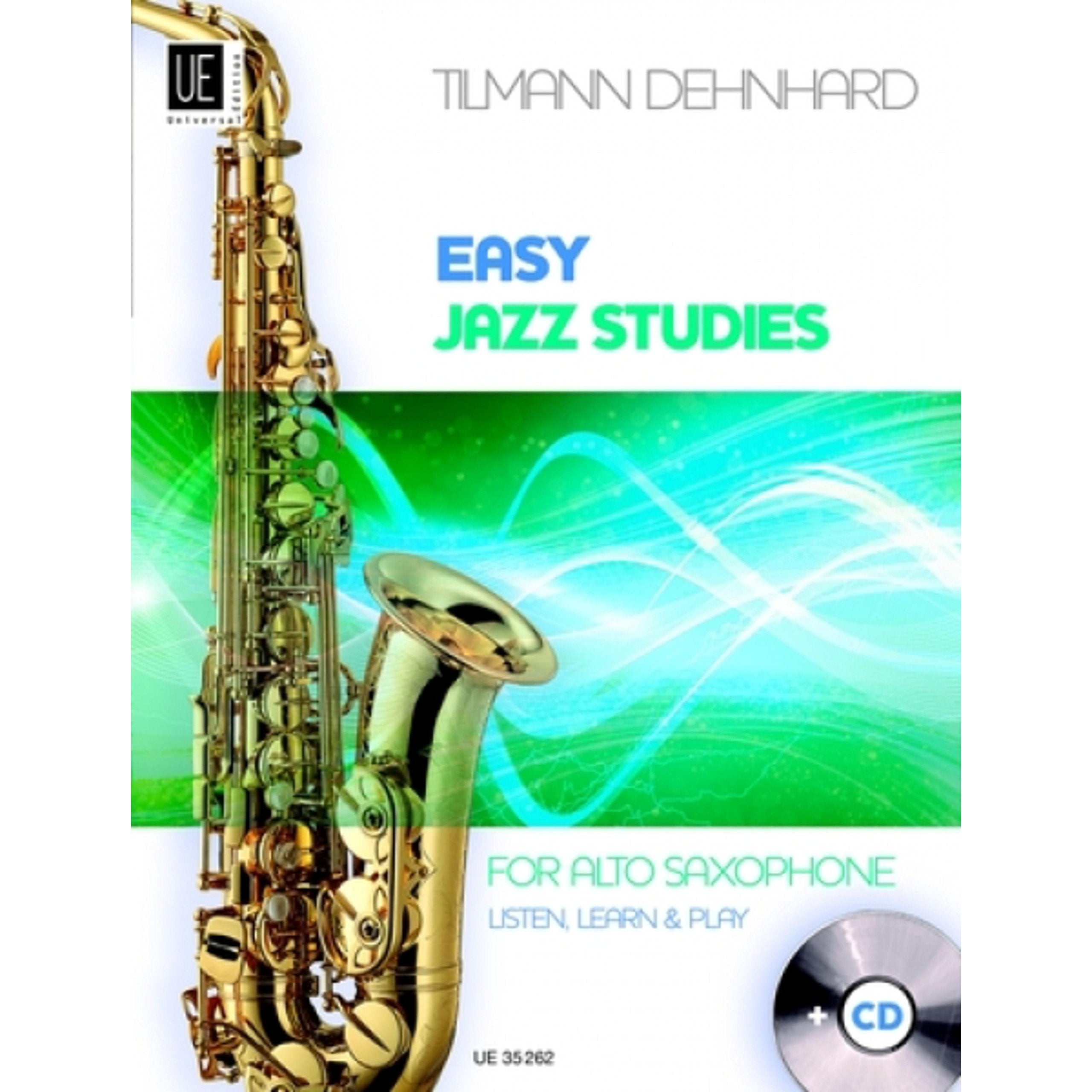 Easy Jazz Studies: 10 leichte Spielstücke. Altsaxophon mit CD. Ausgabe inkl. Play-Along.. CD mit PLAY ALONG plus Vollversion Sheet Music