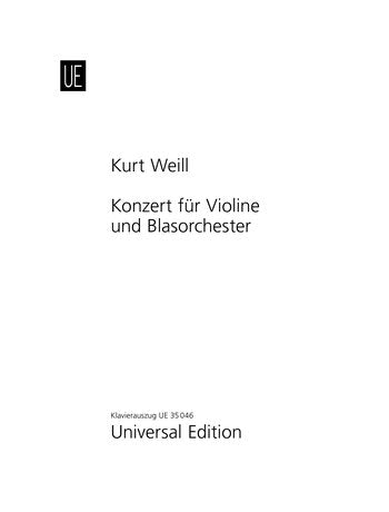 Der neue Orpheus op. 16 für Sopran, Violine und Orchester Klavierauszug mit eingelegter Violinstimme: Kantate. nach dem Text der Kurt Weill Edition (Ser. II/ Vol. 2) Sheet Music