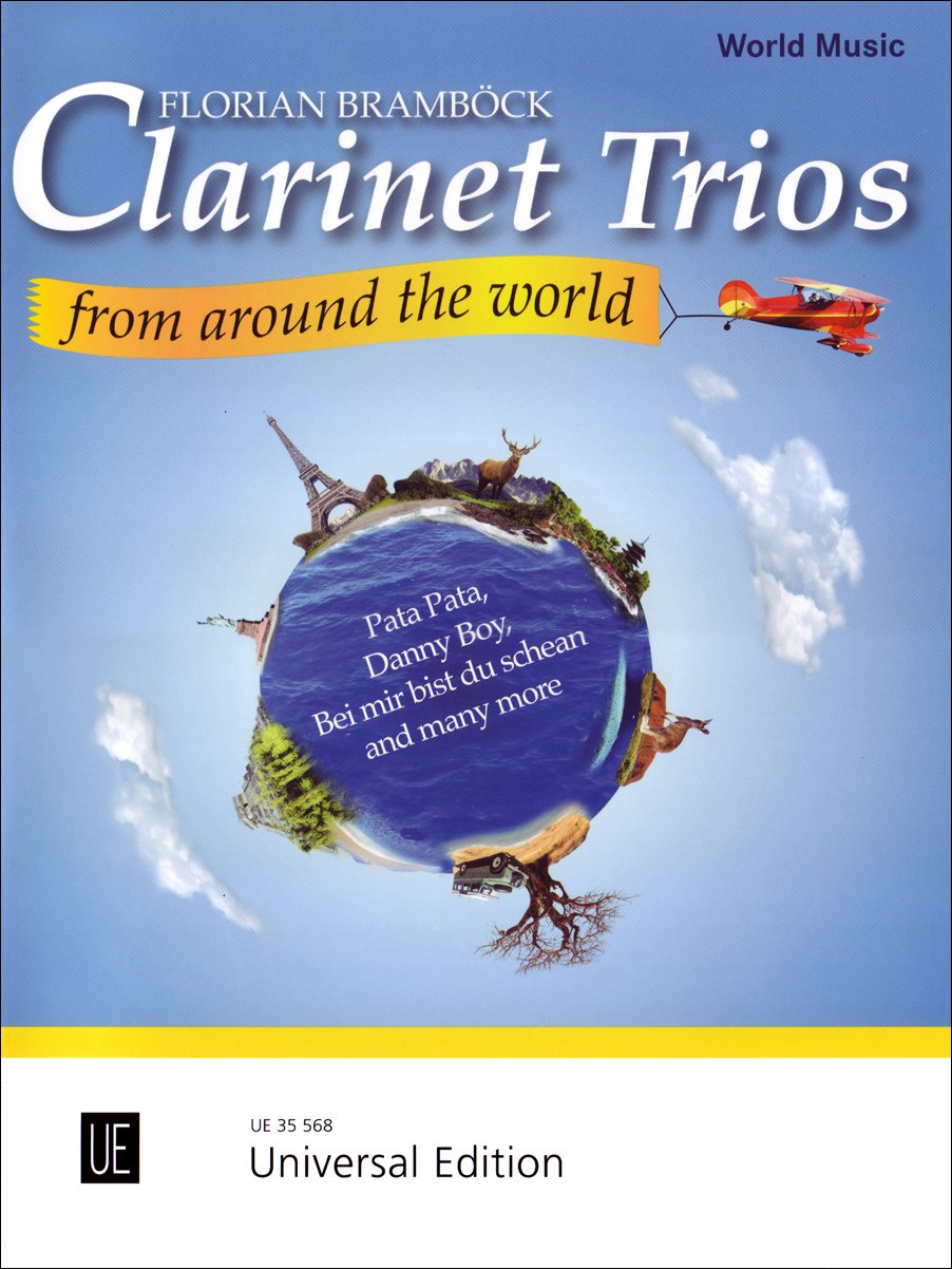 Clarinet Trios from around the World: 3 Klarinetten. Partitur und Stimmen. Sheet Music