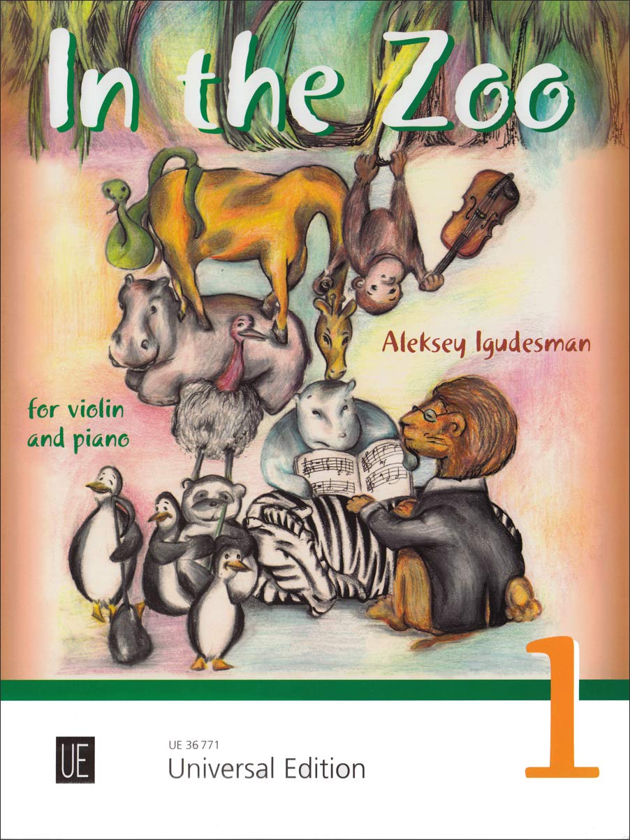 In the Zoo 1: 10 leichte Stücke. Band 1. Violine und Klavier. Partitur. Arts & Music