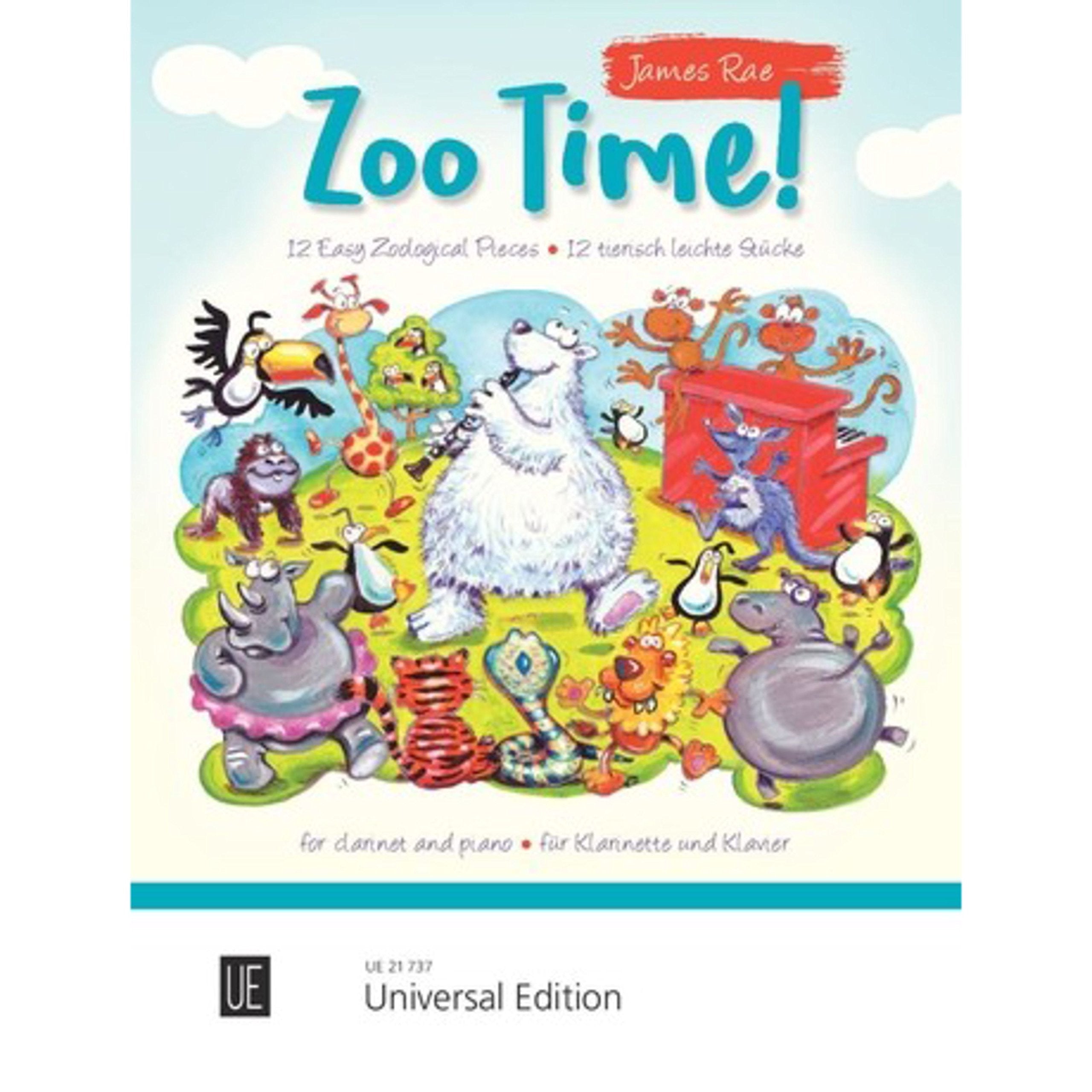 Zoo Time!: 12 tierisch leichte Stücke. Klarinette und Klavier. Partitur. Arts & Music