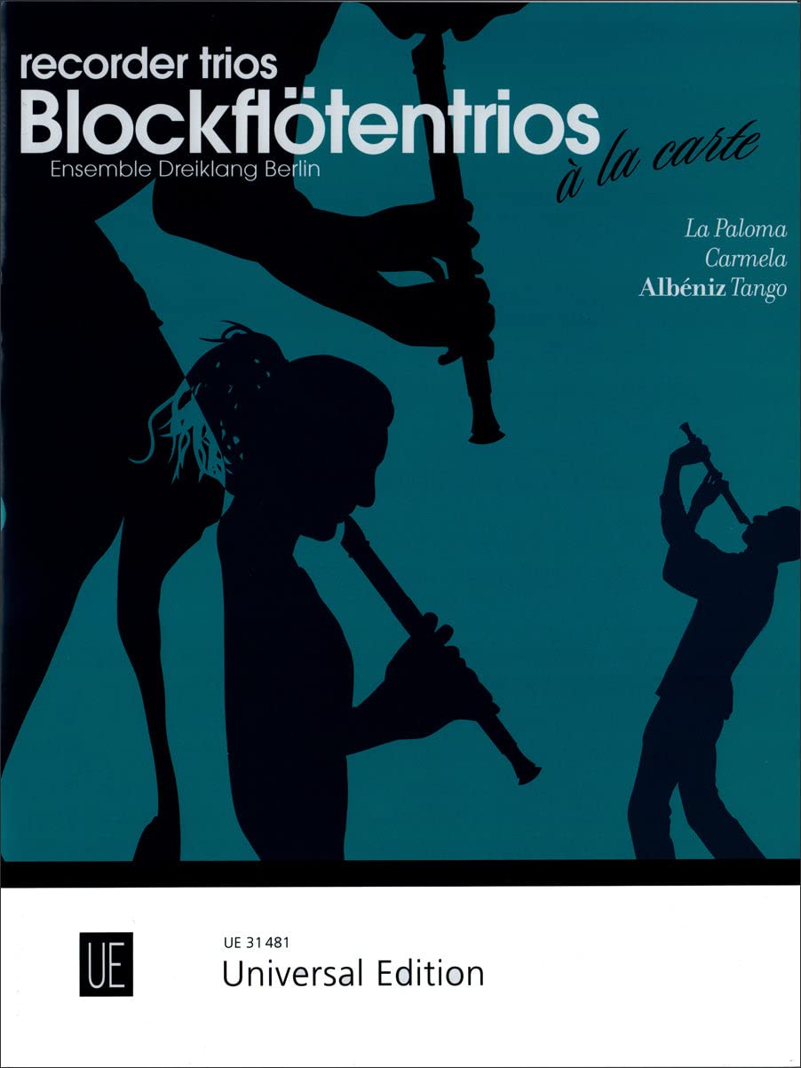 La Paloma - Carmela - Albéniz: Tango: Blockflötentrios à la carte. Blockflötentrio (SAB). Partitur und Stimmen. (Recorders a la carte, Band 11) Sheet Music