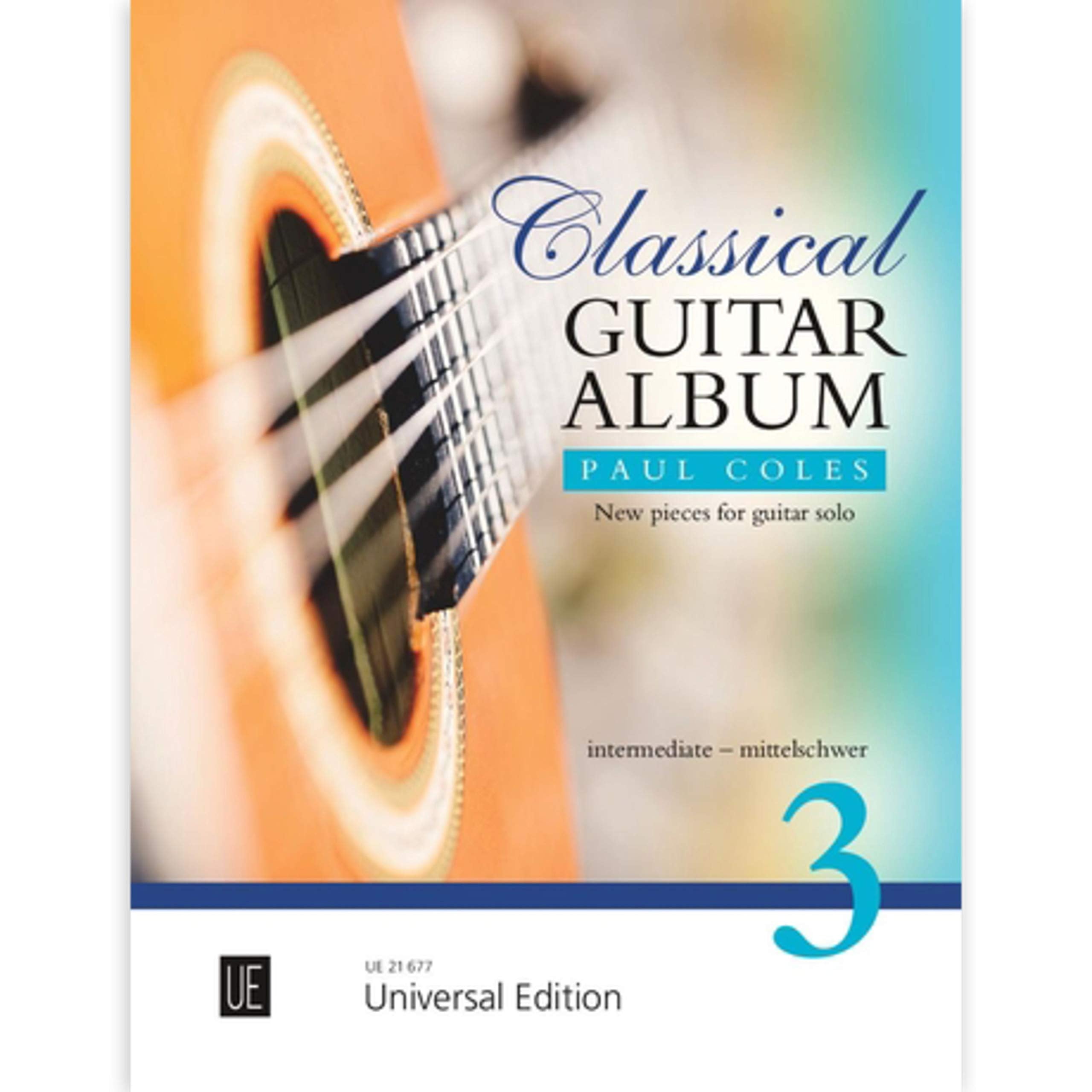 Classical Guitar Album 3.Vol.3: New pieces - mittelschwer. Band 3. Gitarre. Aktionsbuch (Set). Sheet Music