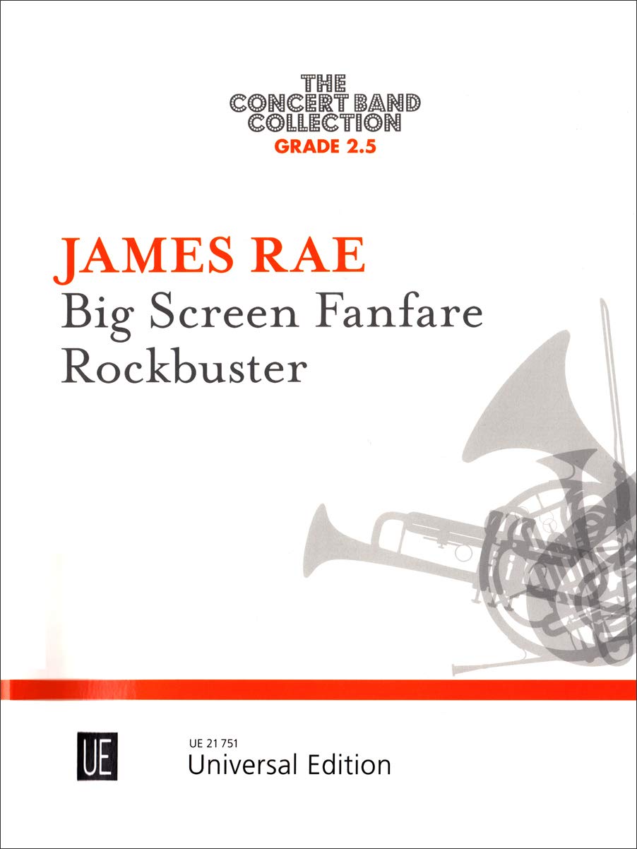 Big Screen Fanfare - Rockbuster: Blasorchester. Partitur und Stimmen. (The Concert Band Collection, Band 1) Sheet Music