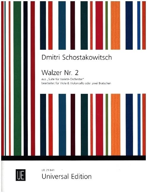 Walzer Nr. 2: aus "Suite für Varieté-Orchester". 2 Violen oder Viola und Violoncello. Spielpartitur. Books