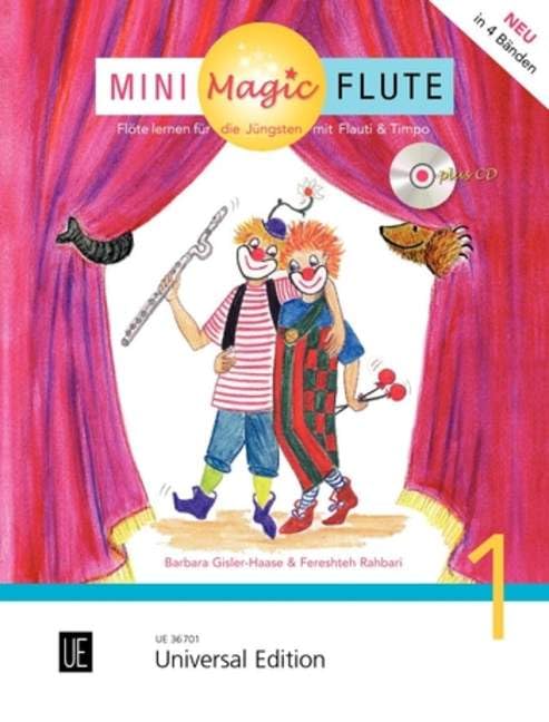 Mini Magic Flute 1: Flöte mit Audio- oder Klavierbegleitung. Ausgabe inkl. Play-Along. Sheet Music