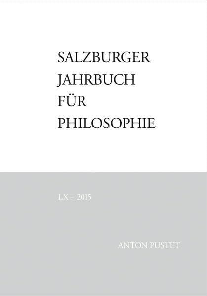 Salzburger Jahrbuch für Philosophie Philosophy