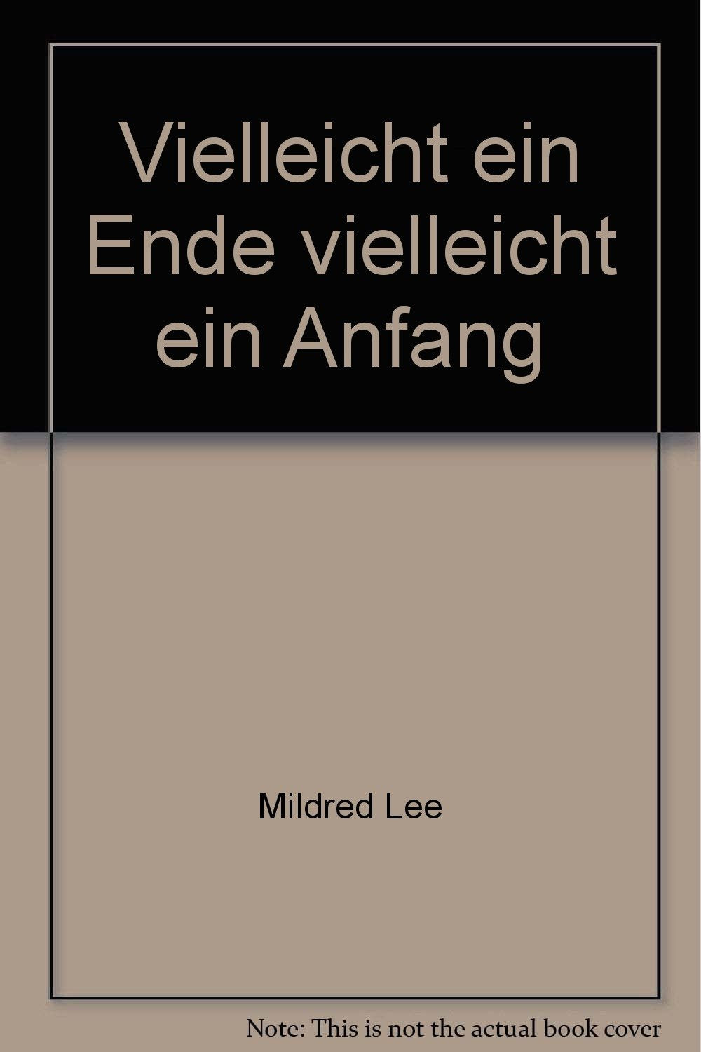 Vielleicht ein Ende, vielleicht ein Anfang Books