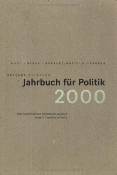 Österreichisches Jahrbuch für Politik: 2000 Reference Books