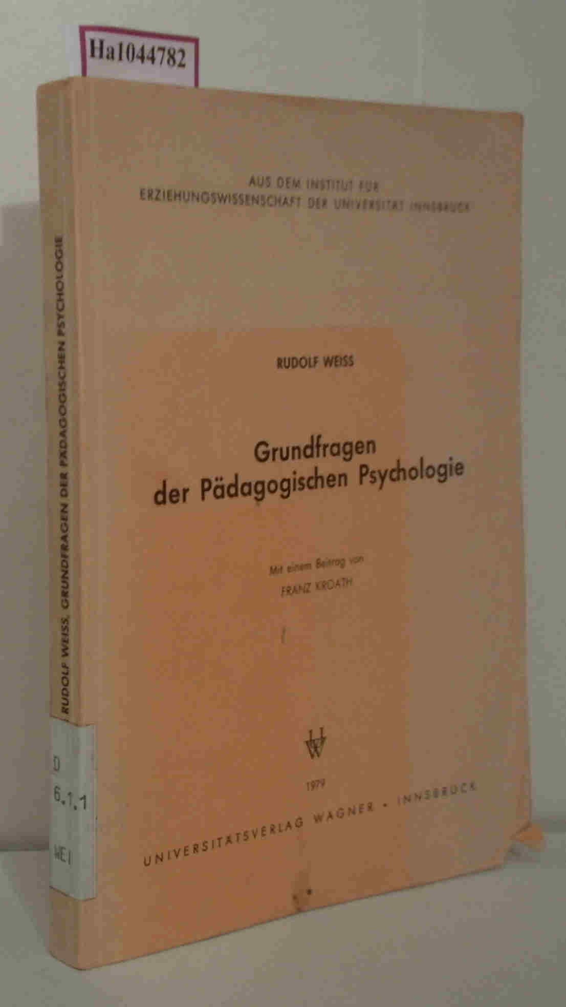 Grundfragen der Pädagogischen Psychologie Self-help