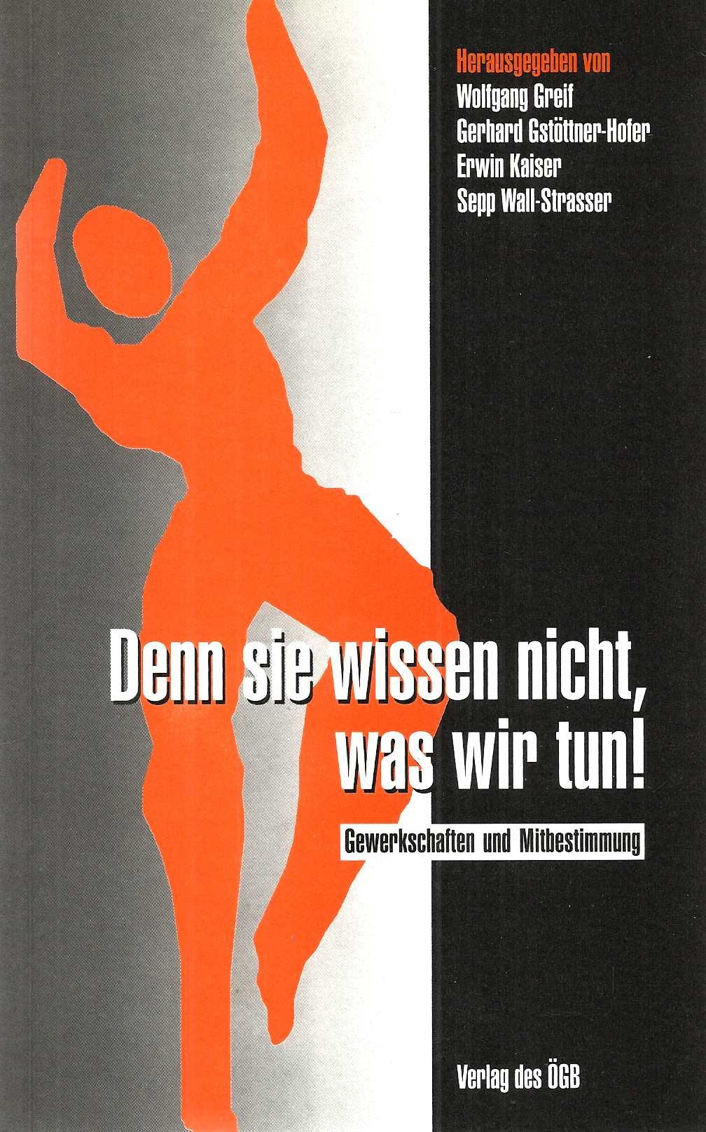Denn sie wissen nicht, was wir tun. Gewerkschaften und Mitbestimmung Books