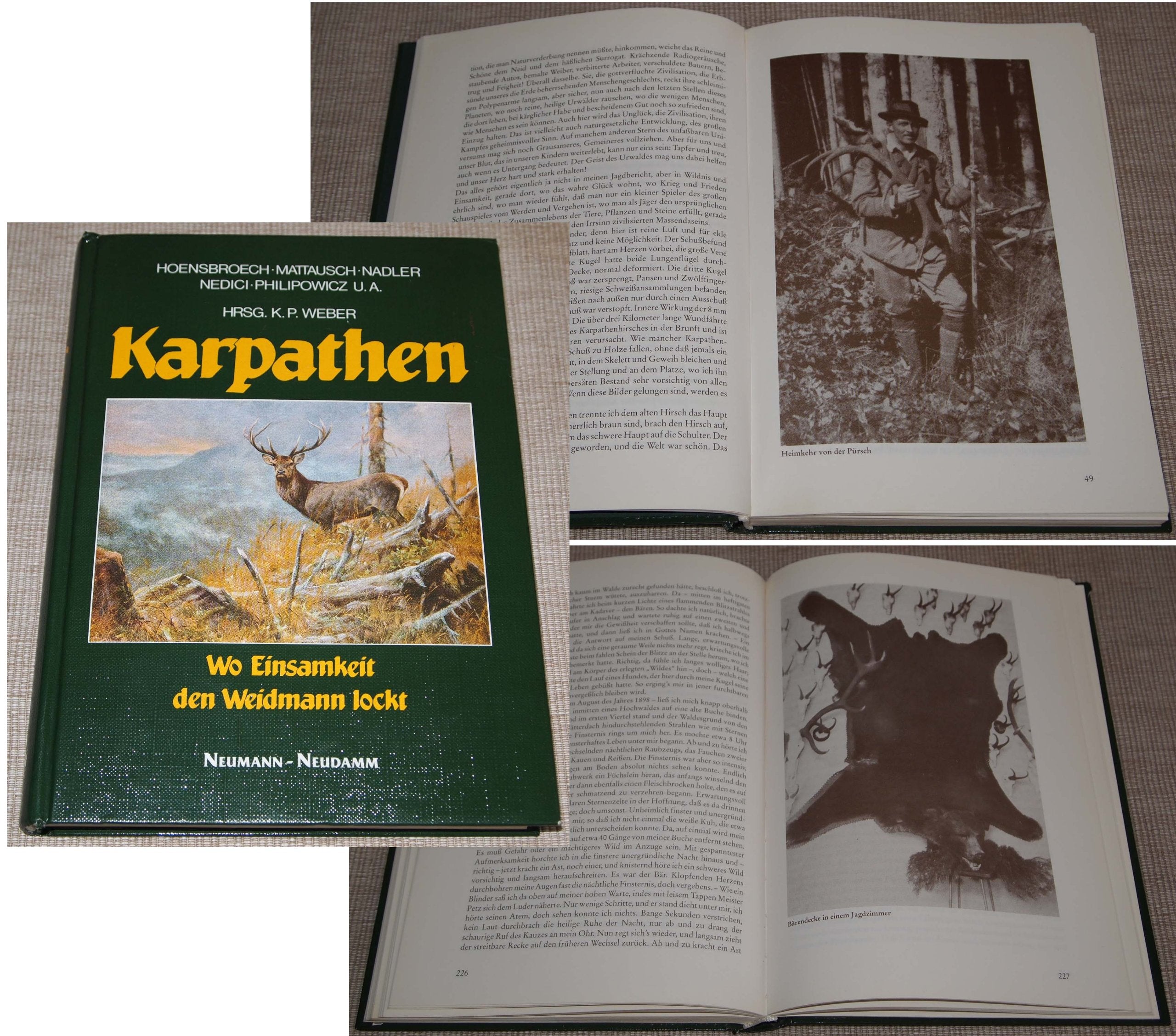 Karpathen. Wo Einsamkeit den Waidmann lockt. Books