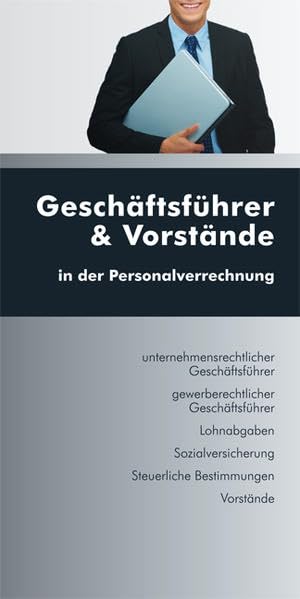 Geschäftsführer & Vorstände: in der Personalverrechnung Law