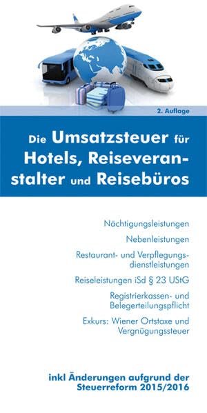 Die Umsatzsteuer für Hotels, Reiseveranstalter und Reisebüros book