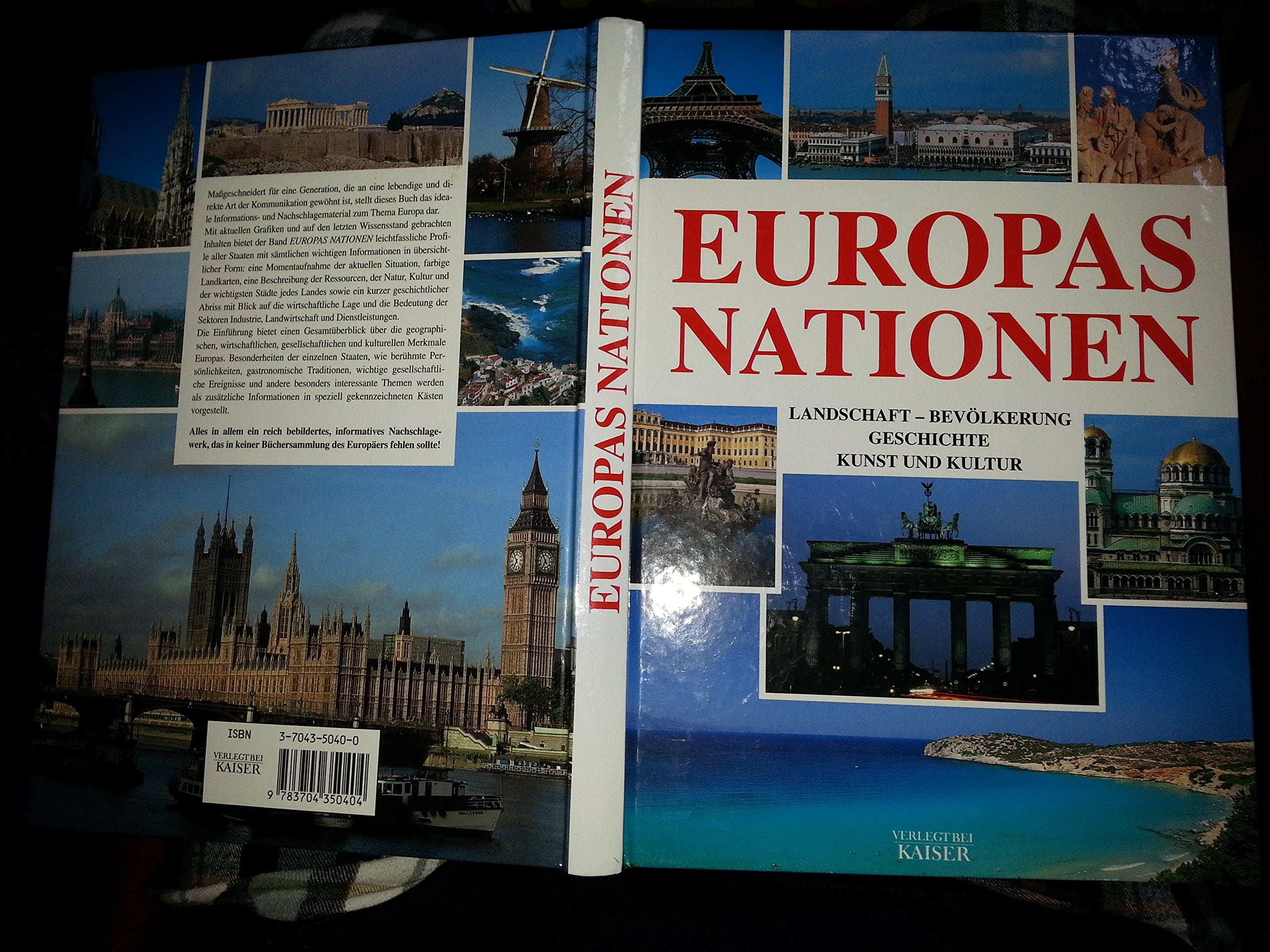Europas Nationen. Landschaft - Bevölkerung - Geschichte - Kunst und Kultur Books