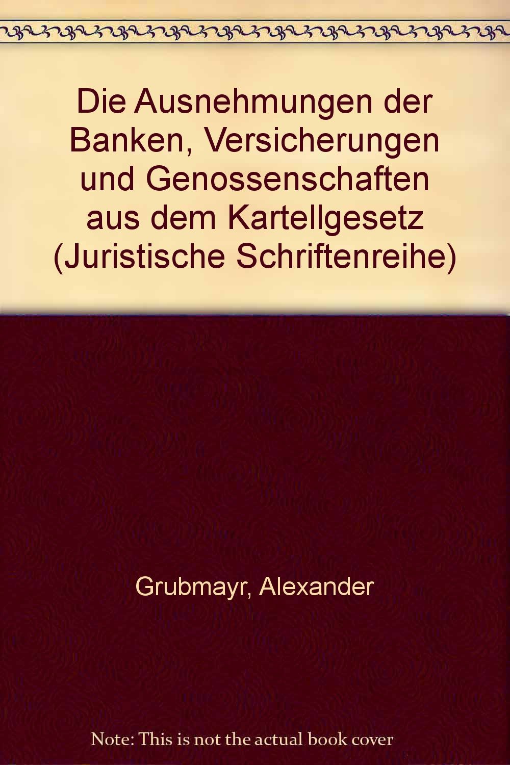 Ausnehmungen aus dem Kartellgesetz Law
